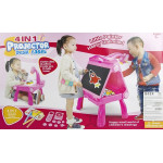 Tabuľa s projektorom Ružová